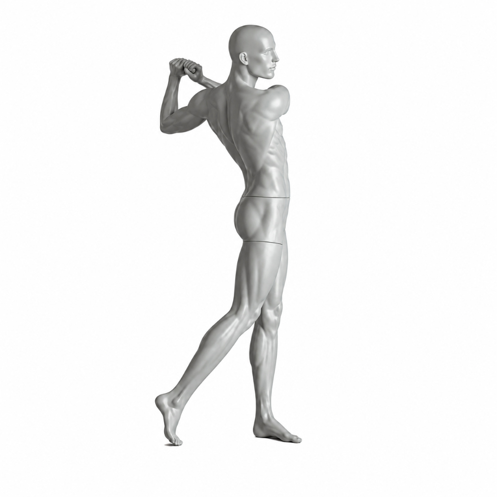 Golf Schaufensterpuppe Herren – Schwung-Pose