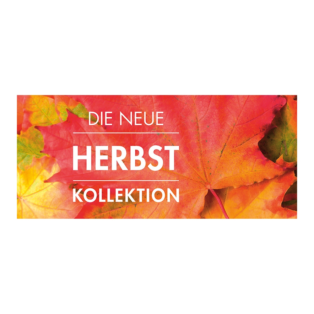 Plakat 'Die neue Herbstkollektion'