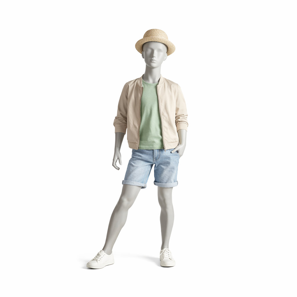 Schaufensterpuppe Junge dynamisch