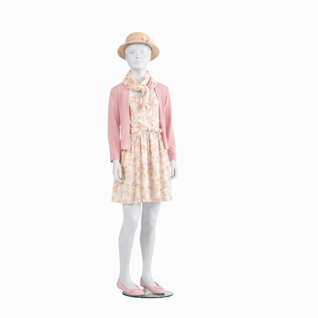 Schaufensterpuppe weiß Mädchen