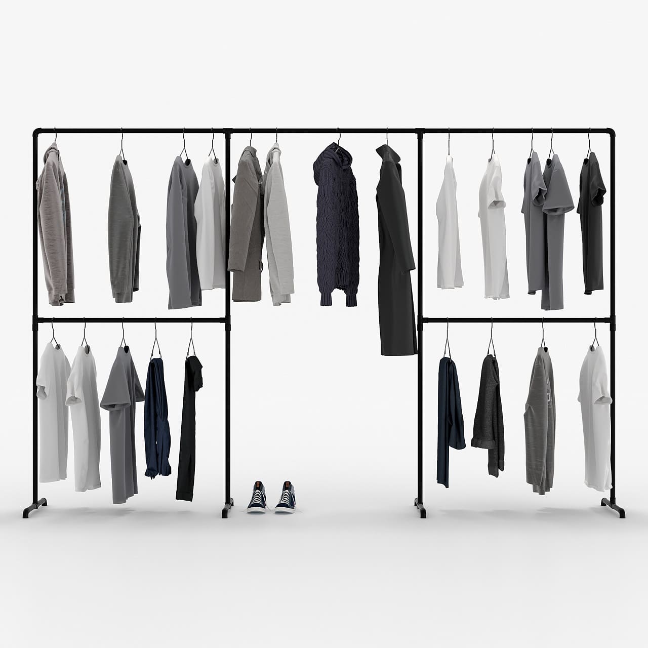 Ladenbausystem, schwarz Ladenbausystem, schwarz