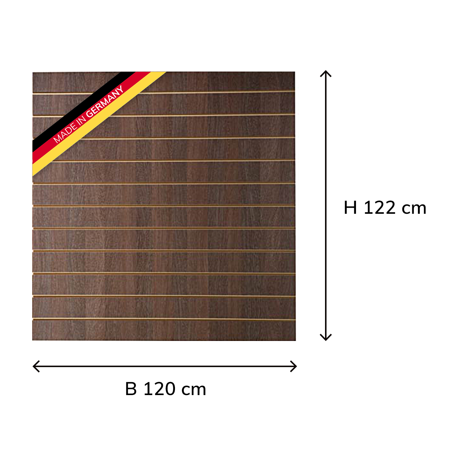 Spacewall Lamellenwand Slatwall 2er-Set Wenge Spacewall Lamellenwand Slatwall 2er-Set Wenge