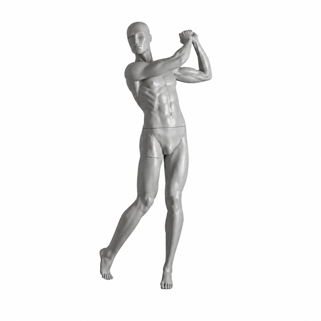 Golf Schaufensterpuppe Herren – Schwung-Pose