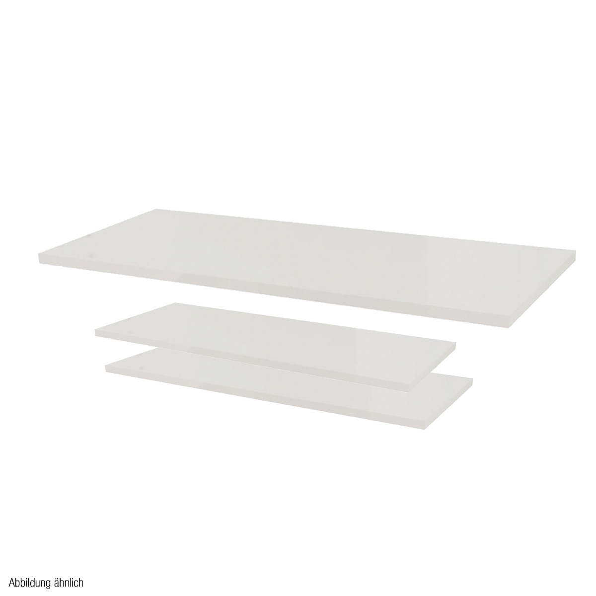 Holzplatten-Set weiß für Mittelraumtisch Scala