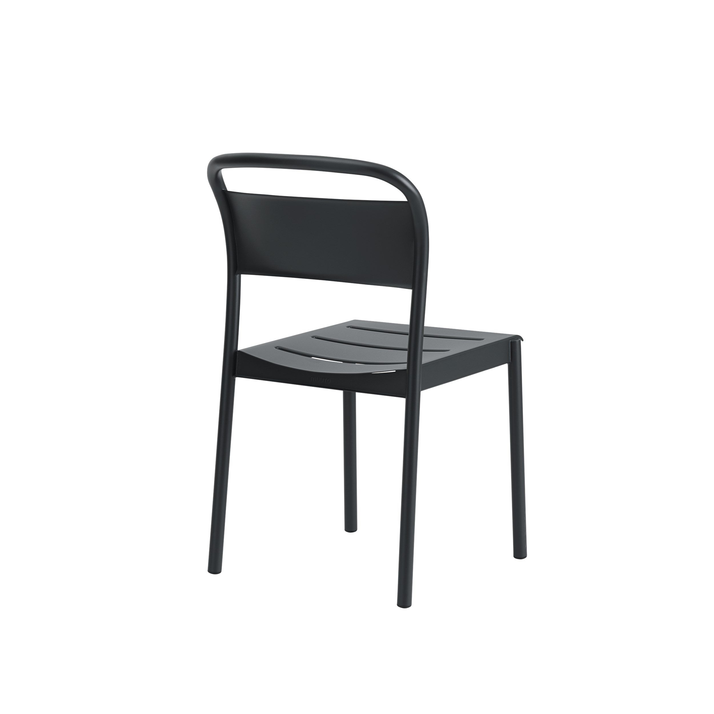 Linear Steel Side Stuhl