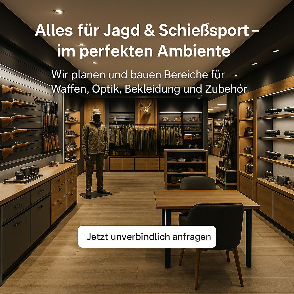 Ladenbau Jagdgeschäft