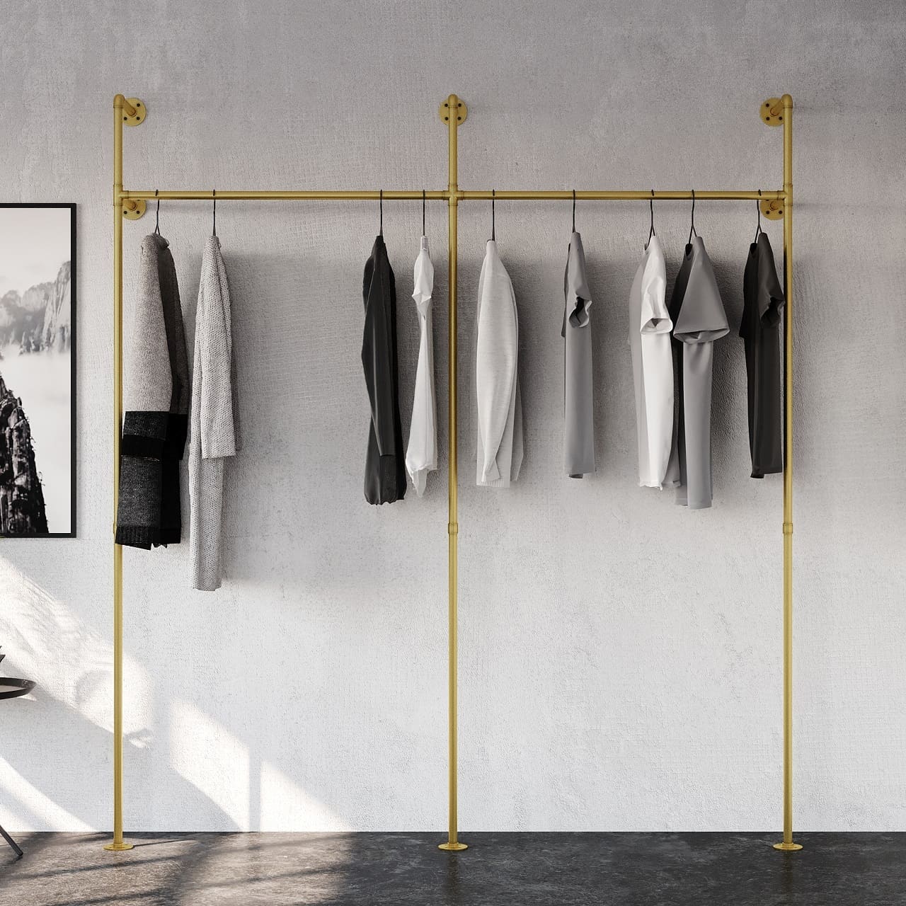 Ladenbausystem PAMO, gold Ladenbausystem PAMO, gold