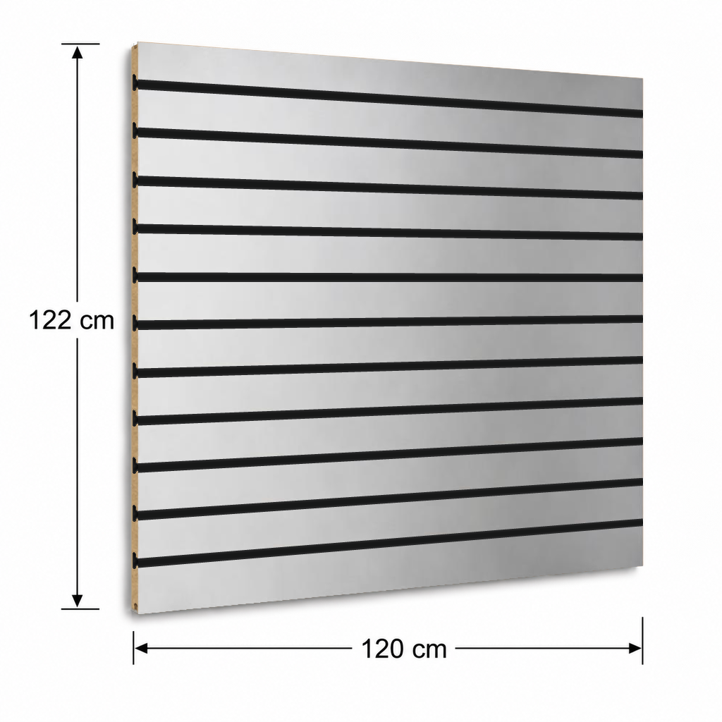 Spacewall Lamellenwand Alu gebürstet