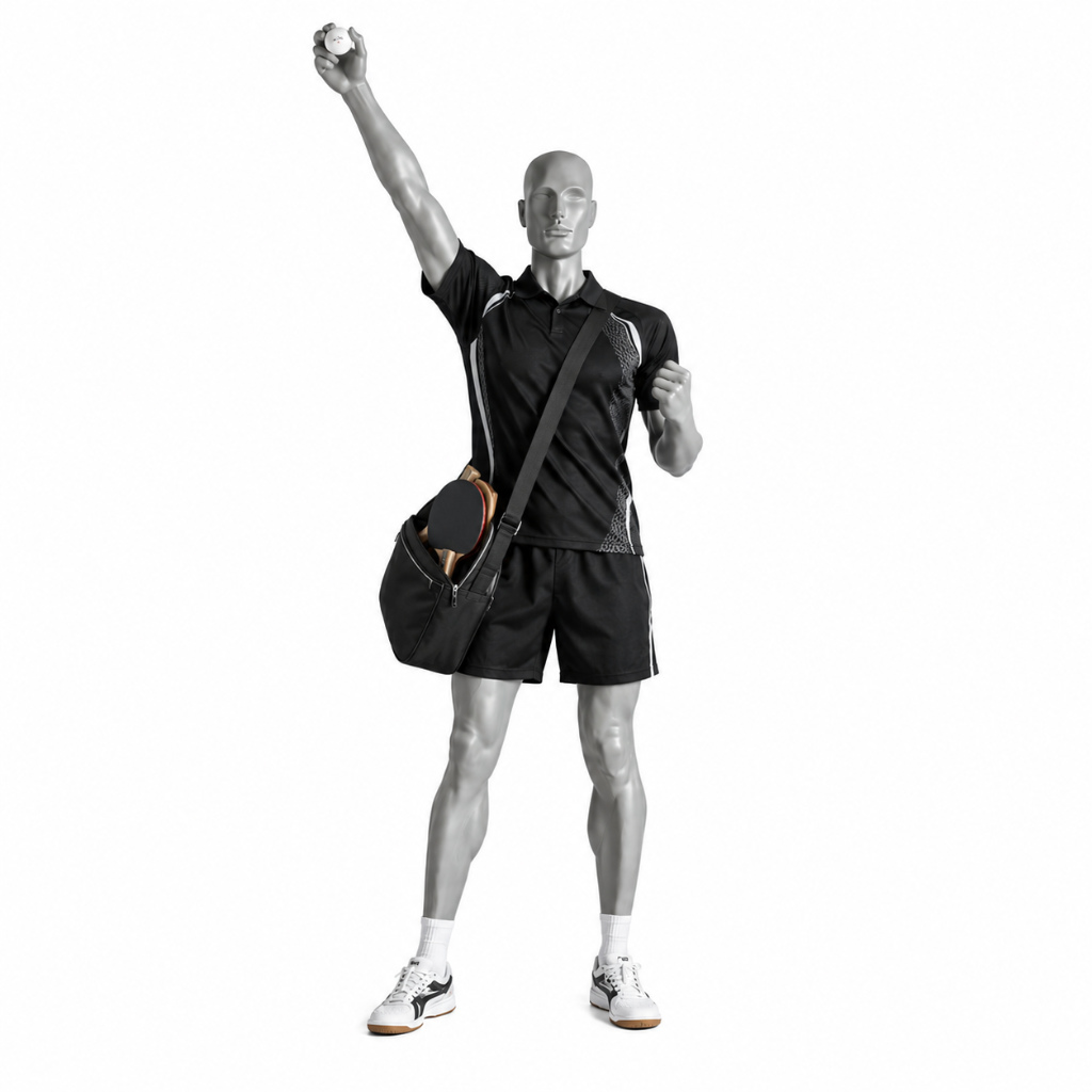 Sport Schaufensterpuppe Herren – Jubel-Pose mit erhobenen Arm