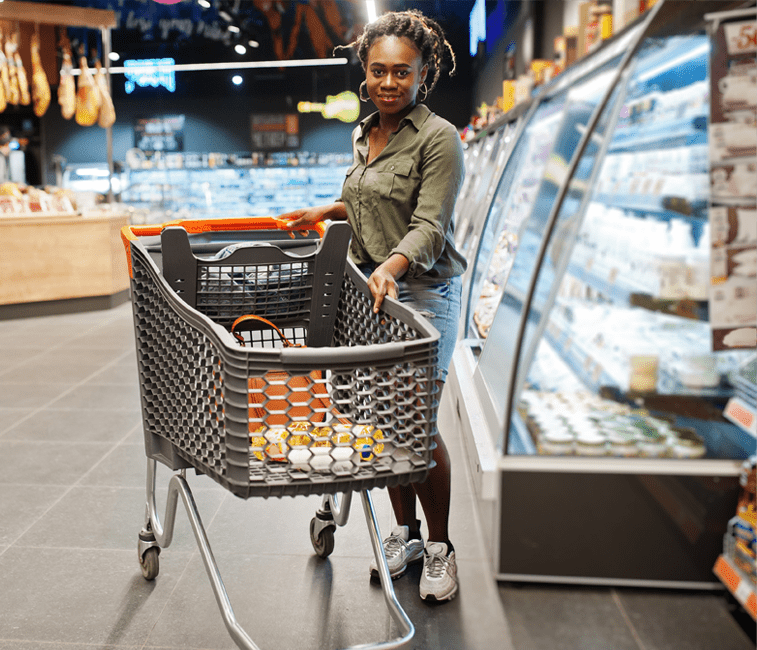 Ladeneinrichtung Supermarkt